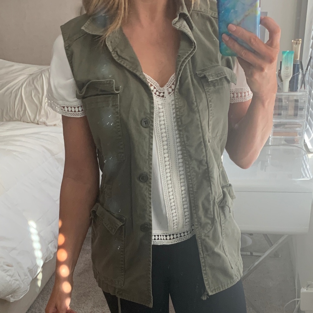 Madewell army vest